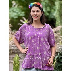 T-shirt Nectar Floral in Agate Magnolia Pearl - 1