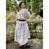 robe Tora in Madras Rainbow Magnolia Pearl - 6