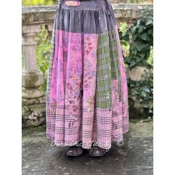 skirt Friendship in Guava Patchwork Magnolia Pearl - 1