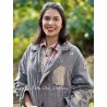 veste longue Helena Josephina in Moody Blues Magnolia Pearl - 15