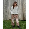 pants 11394 BRENDA Walnut cotton twill Ewa i Walla - 15