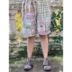 shorts Coquette in Madras Rainbow Magnolia Pearl - 1