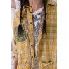 chemise Boyfriend in Sunshine Plaid Magnolia Pearl - 32