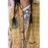 chemise Boyfriend in Sunshine Plaid Magnolia Pearl - 18