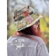 hat Patchwork Hunter in Madras Rainbow Magnolia Pearl - 3