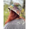 hat Patchwork Hunter in Madras Rainbow Magnolia Pearl - 2