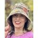 hat Patchwork Hunter in Madras Rainbow Magnolia Pearl - 7