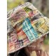 hat Patchwork Hunter in Madras Rainbow Magnolia Pearl - 9