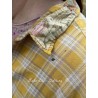 chemise Boyfriend in Sunshine Plaid Magnolia Pearl - 35