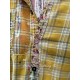 shirt Boyfriend in Sunshine Plaid Magnolia Pearl - 22