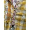 chemise Boyfriend in Sunshine Plaid Magnolia Pearl - 36