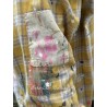 chemise Boyfriend in Sunshine Plaid Magnolia Pearl - 45