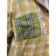 chemise Boyfriend in Sunshine Plaid Magnolia Pearl - 33