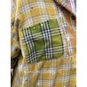 chemise Boyfriend in Sunshine Plaid Magnolia Pearl - 47