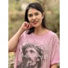 T-shirt Jesus Wept in Purple Haze Magnolia Pearl - 3