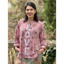 T-shirt Floral Circus Love Viggo in Azalea