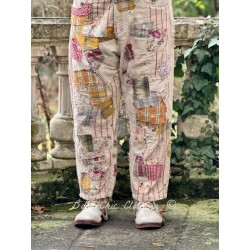 pants Patchwork Miner in Encore Magnolia Pearl - 6