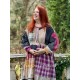 robe Searcy in Berry Berry Plaid Magnolia Pearl - 3