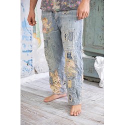 jean's Be A Poem Miner Denims in Washed Indigo Magnolia Pearl - 1