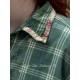 chemise Landes in Romeo Check Magnolia Pearl - 29