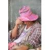 chapeau Audrey Calico in Azalea