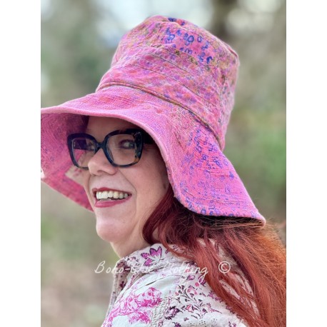 chapeau Audrey Calico in Azalea