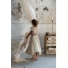 robe LITCHI popeline de coton Liberty beige rosé Les Ours - 19