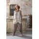 tunic MIRACLE Ecru waffle cotton Les Ours - 21
