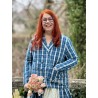 jacket 66752 BETTY Checked cotton Ewa i Walla - 12