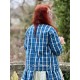 jacket 66752 BETTY Checked cotton Ewa i Walla - 15