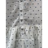 dress 55834 GERTRUD Blue polka dots cotton voile Ewa i Walla - 25