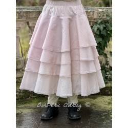 skirt / petticoat 22231 TINE Pink hard voile Ewa i Walla - 1