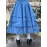 skirt / petticoat 22231 TINE Dark blue hard voile Ewa i Walla - 3