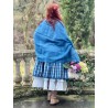 scarf 77592 JUDY Dark blue cotton gauze Ewa i Walla - 6