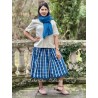 scarf 77592 JUDY Dark blue cotton gauze Ewa i Walla - 7