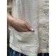 blouse 44954 IRIS Bone white linen Ewa i Walla - 24