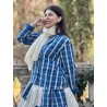 jacket 66752 BETTY Checked cotton Ewa i Walla - 7