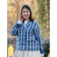 jacket 66752 BETTY Checked cotton Ewa i Walla - 9