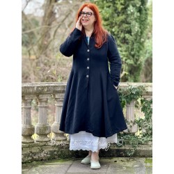 coat 66753 MAJROS Black twill