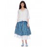 skirt / petticoat 22231 TINE Ice blue hard voile Ewa i Walla - 17