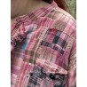 chemise Idgy in Madras Azalea Magnolia Pearl - 21