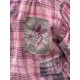 chemise Idgy in Madras Azalea Magnolia Pearl - 28