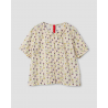 blouse 44968 SAGA Flower print cotton voile Ewa i Walla - 17