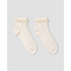socks 77594 ETHEL Cream knitted cotton Ewa i Walla - 1