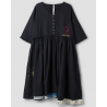 dress 55847 MAJVOR Black linen