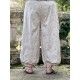 pants GUS Pink beige liberty cotton poplin Les Ours - 13