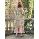 dress tunic LIME Almond floral cotton voile Les Ours - 4
