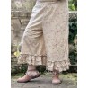 pantalon GOYAVE coton Liberty beige rosé Les Ours - 9