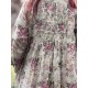 tunic JUJUBE Almond floral cotton voile Les Ours - 11