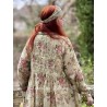 tunic JUJUBE Almond floral cotton voile Les Ours - 10